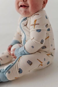Babysprouts Long Sleeve Zip Romper