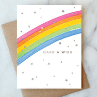 Rainbow Make A Wish Card