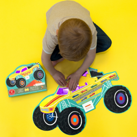 Monster Truck Shaped Puzzle - 20 pieces
