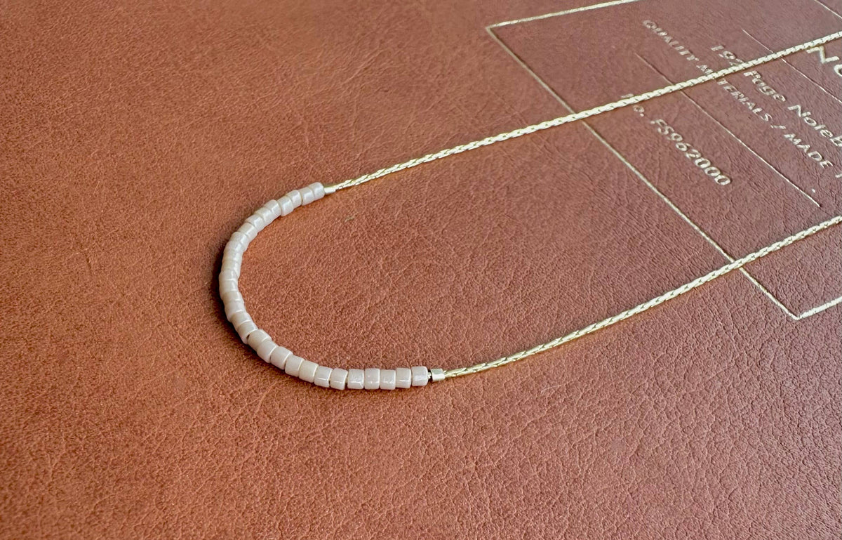 Thin Minimalist Necklace - "Original Neutrals" 