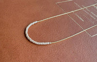 Thin Minimalist Necklace - "Original Neutrals" 