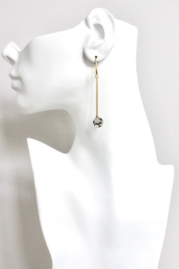 Dalmatian earrings