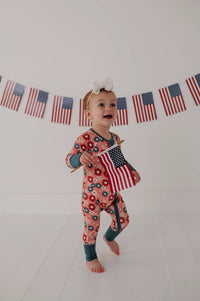 Babysprouts Long Sleeve Zip Romper