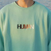 Human Embroidered Crewneck