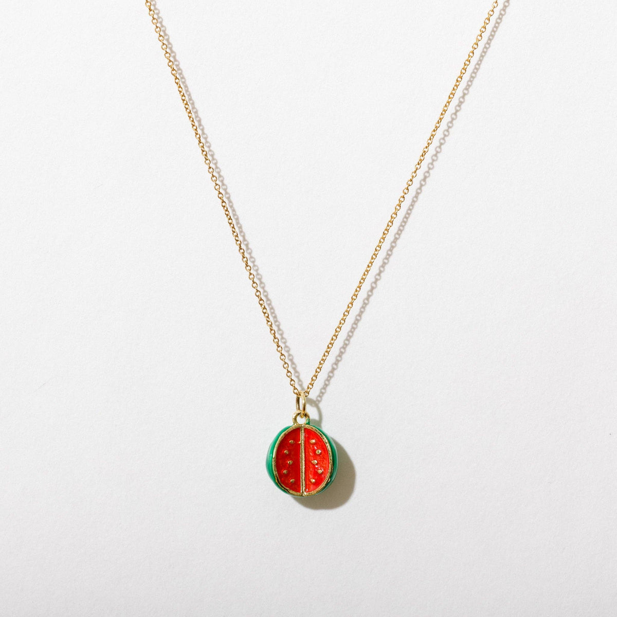 Enamel Foodie Charm Necklace