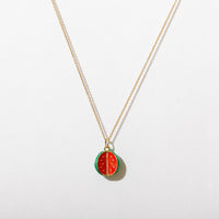 Enamel Foodie Charm Necklace