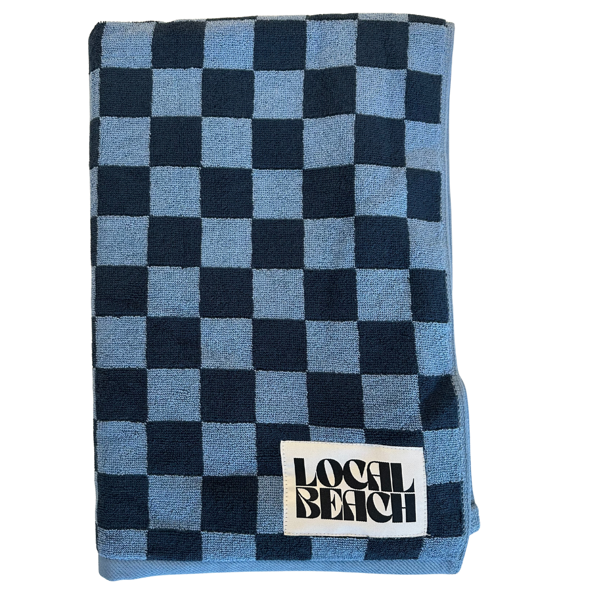 Checker Beach & Bath Towel