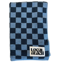 Checker Beach & Bath Towel