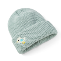 Kids Birdie Chick Patch Knitted Beanie- All Ages - Unisex