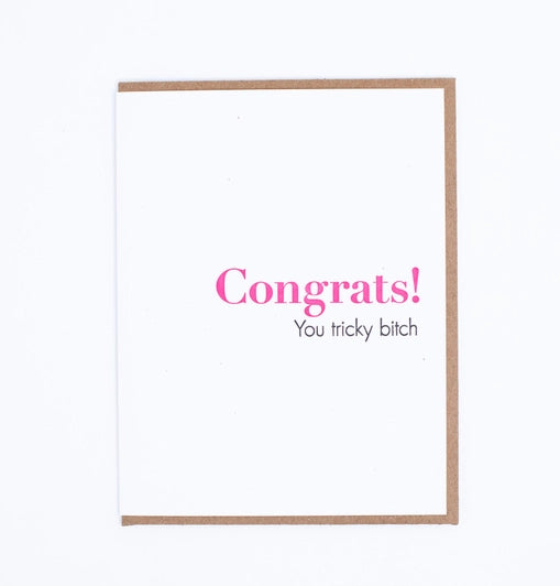 Congrats Tricky B Card