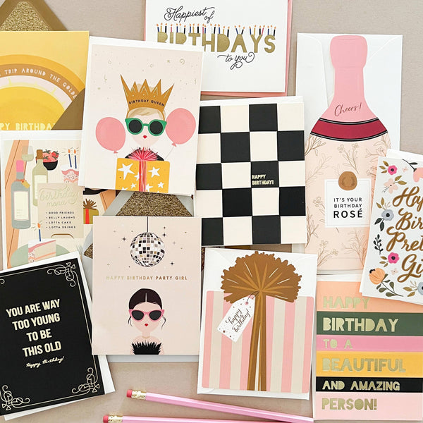 Chessboard Birthday Card