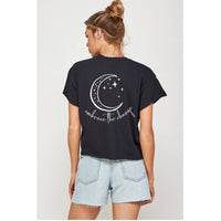 EMBRACE THE CHANGE VINTAGE GRAPHIC CROP TOP