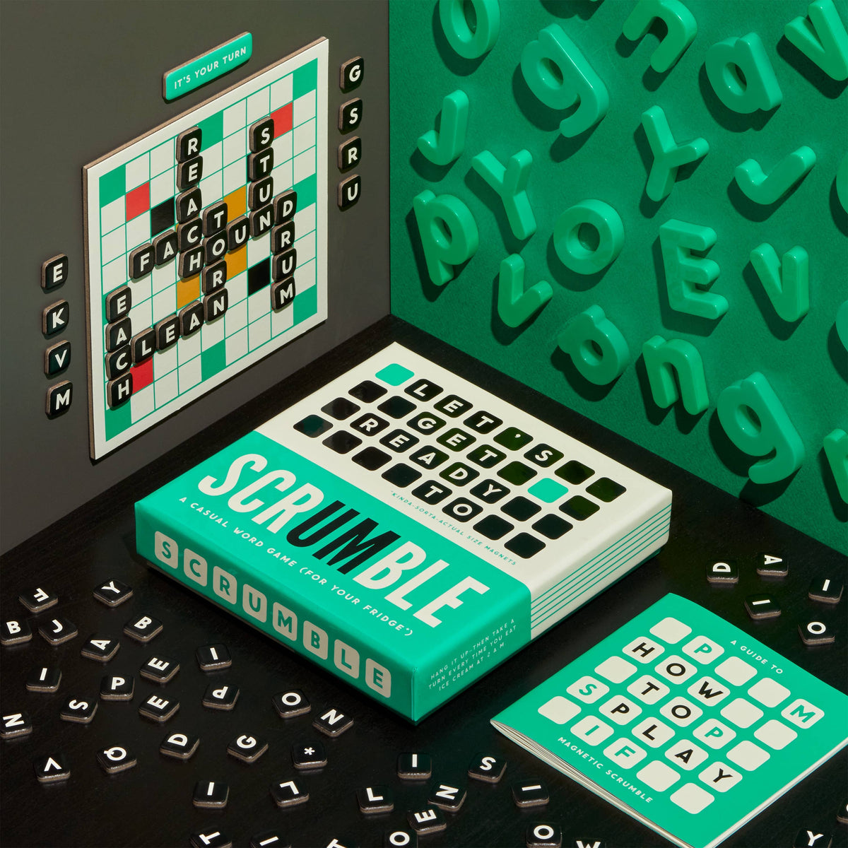 Brass Monkey - Scrumble Magnetic Fridge Game
