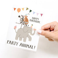 Happy Birthday, Party Animal Card