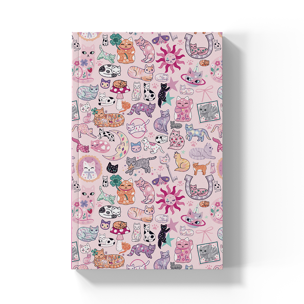 Kitty Charms Classic Layflat Notebook Journal LFC2645L