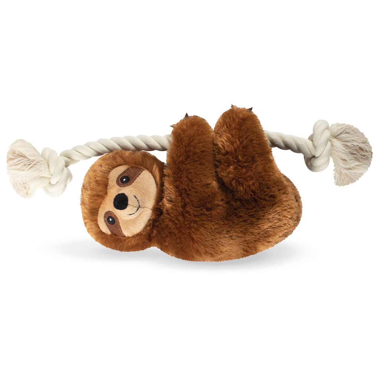Plush Dog Toy - Brown Sloth