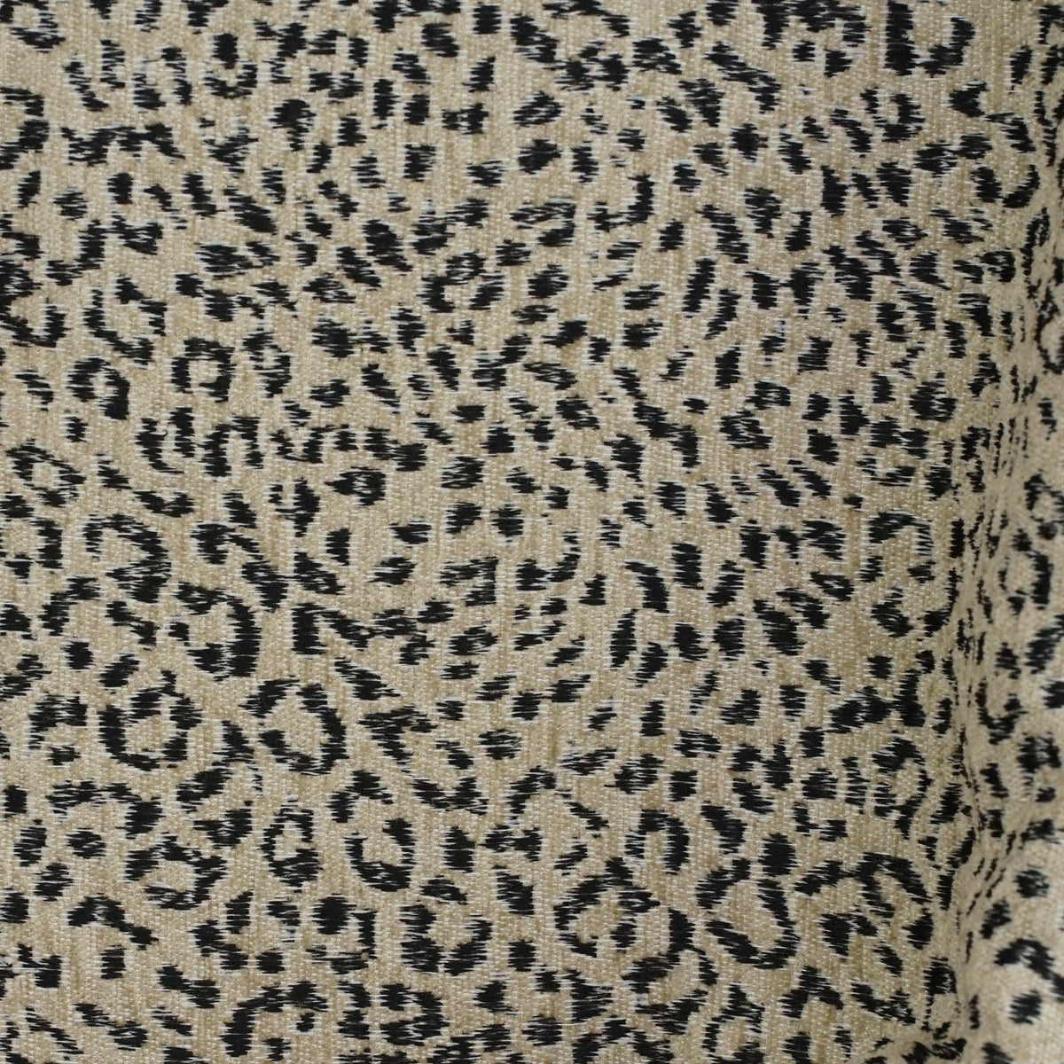 Beige & Black Leopard Jacquard Fanny Pack (Koto)