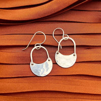 Handmade Golden Moon Earrings