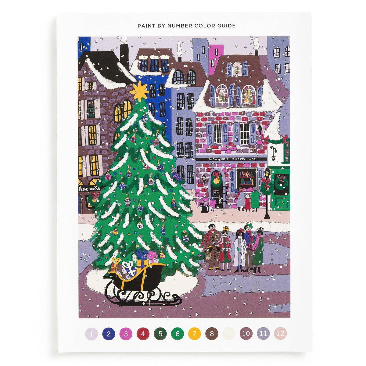 Christmas Square Paint by Number Kit