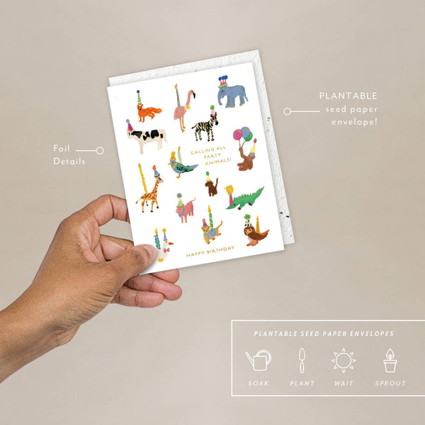 Part Animals - Birthday Card