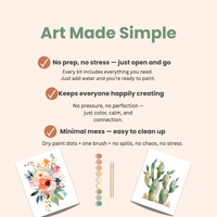 All-In-One Beginner Watercolor Kit - Wildflowers