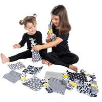 Black & White Stripe Baby Paper