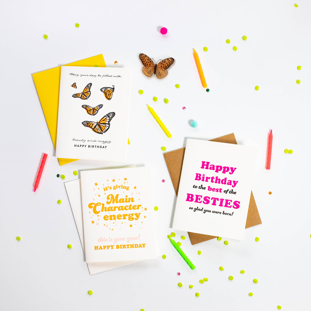 Magic Butterfly Birthday Card