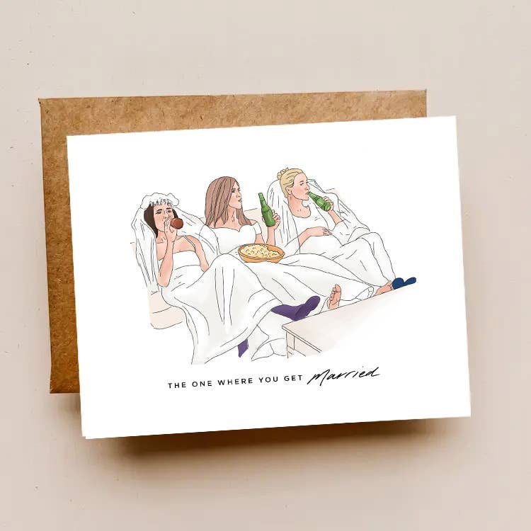 FRIENDS Wedding Card