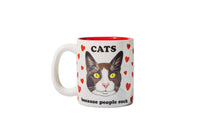 Cats Because People Suck Coffee Mug