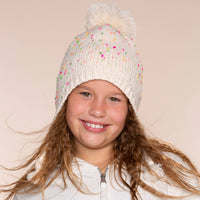 Speckled Knit Winter Hat