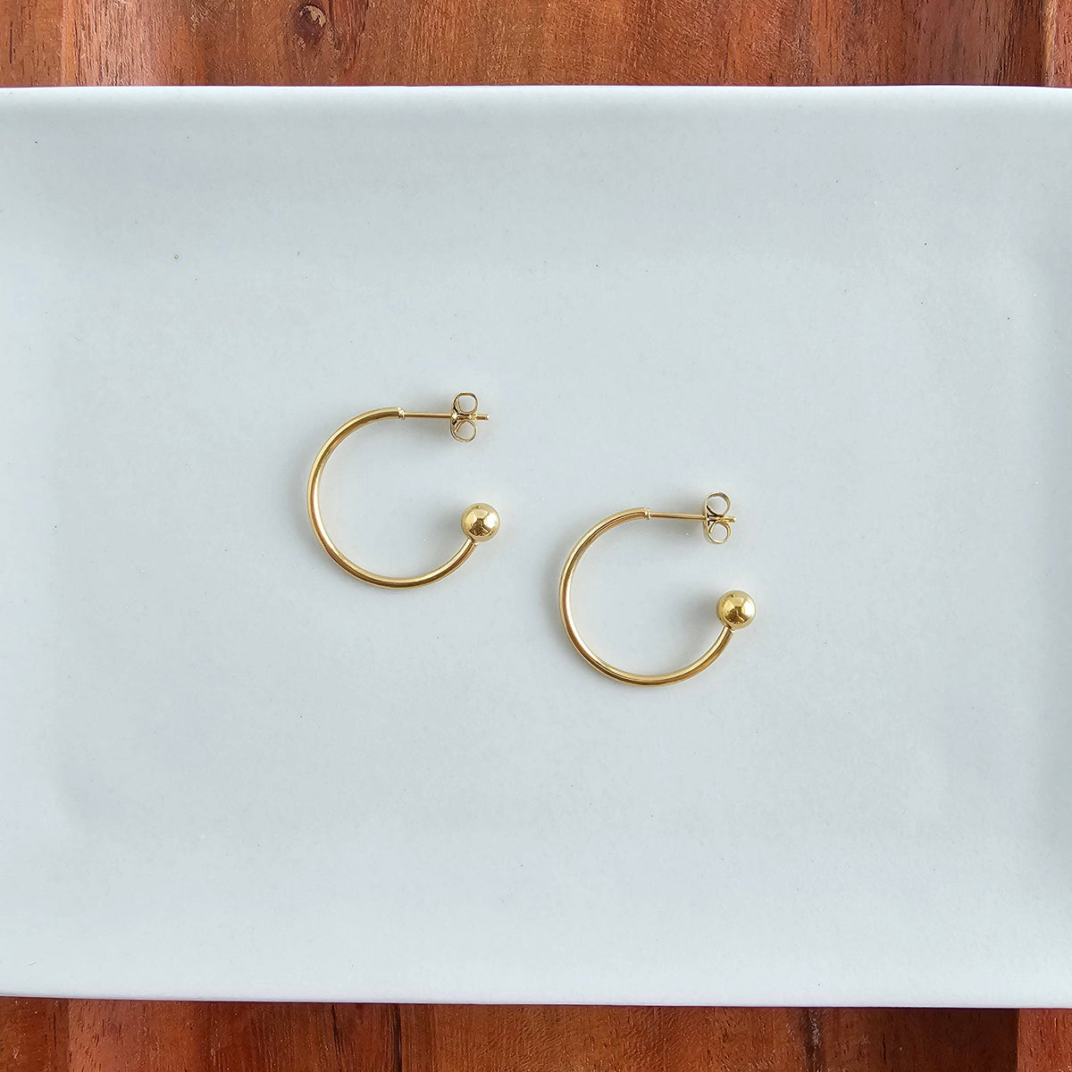 Magnolia Hoops - Black // Jewelry, Earrings, Fall