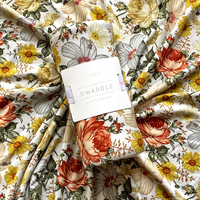 Floral Swaddle Blanket