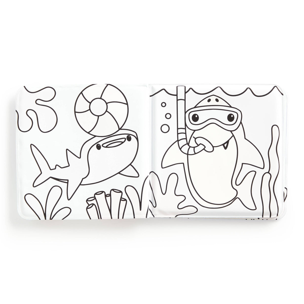 Shark Splash! Color Magic Bath Book