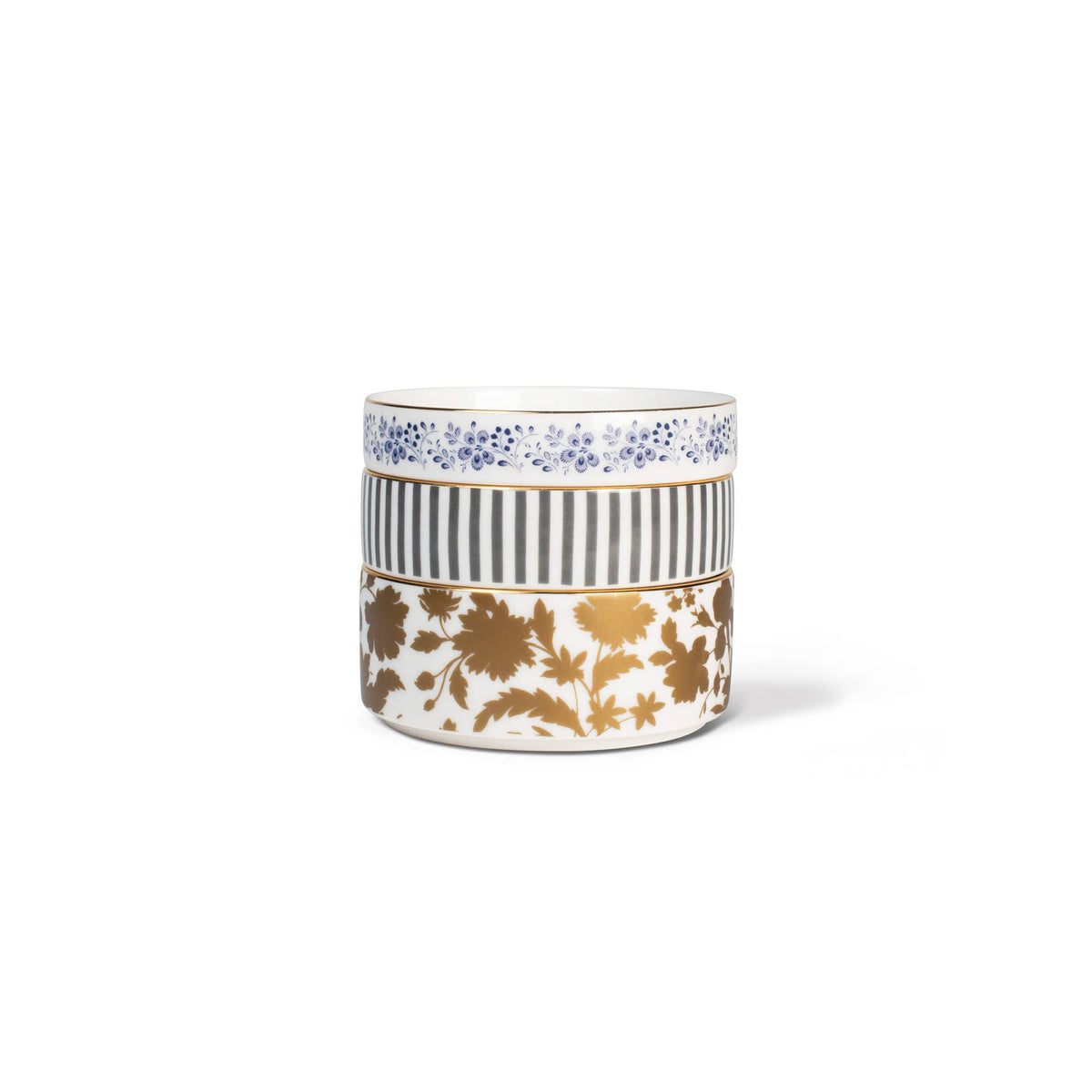Mix Stoneware Tiered Trinket Box