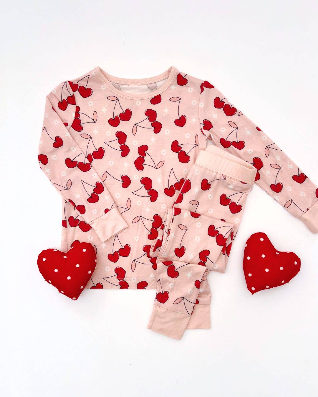 Cherry Heart Two Piece Set