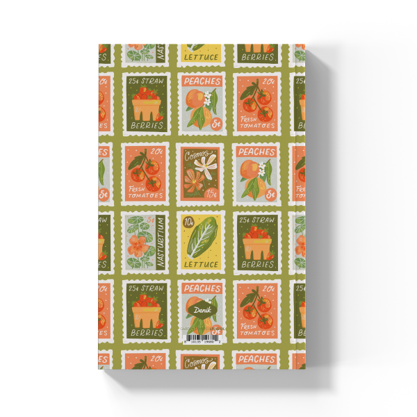Garden Stamps  Soft Touch Classic Layflat Notebook LFC2213L