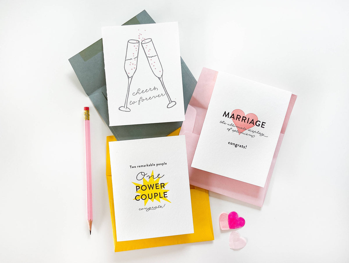 Power Couple Marriage Card