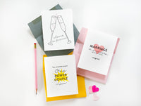 Power Couple Marriage Card