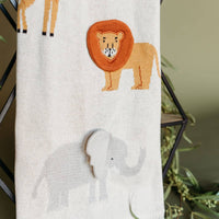 Savannah-Organic 3D Jacquard Sweater Knit Baby Blanket