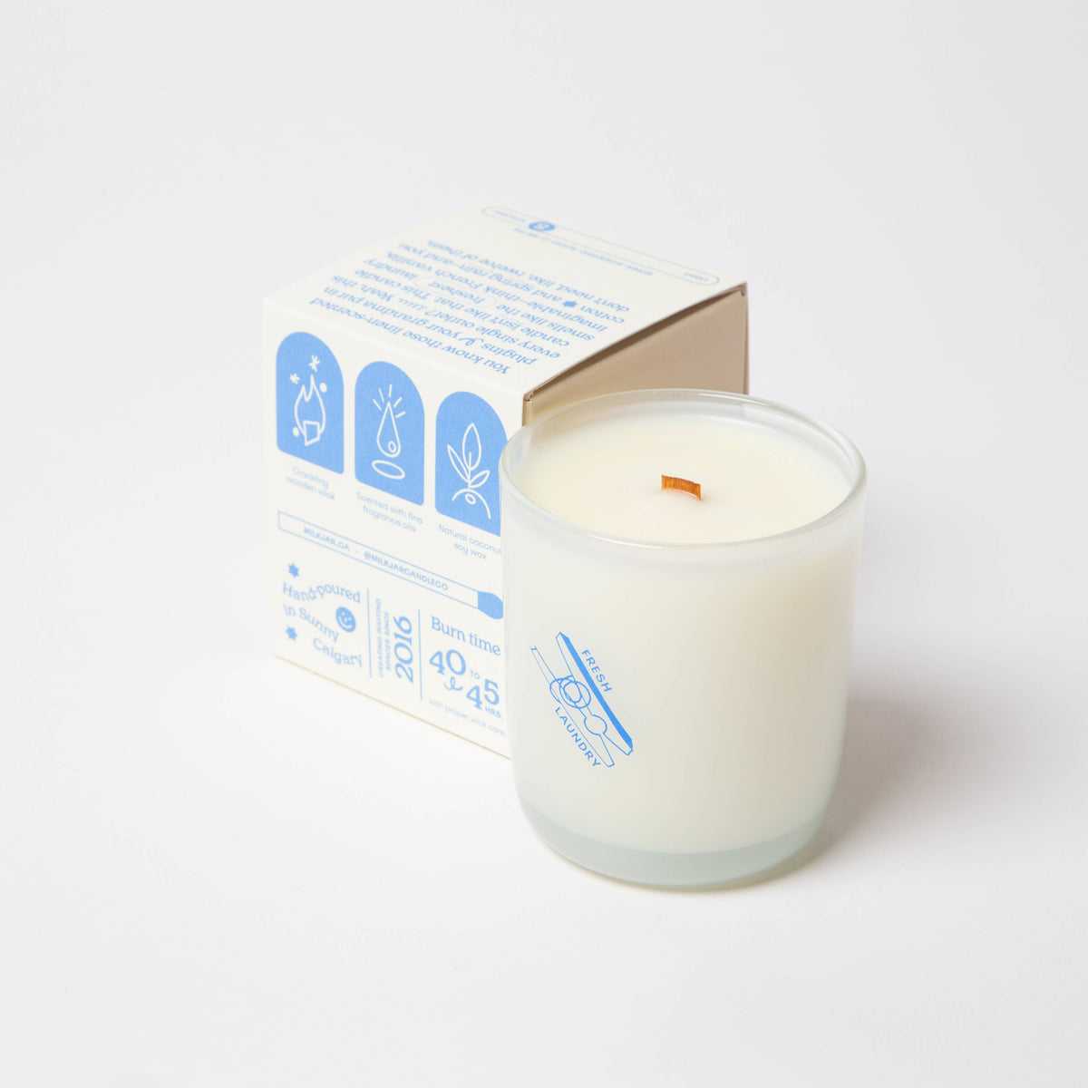 Fresh Laundry - Rain, Cotton & Vanilla  8oz Candle