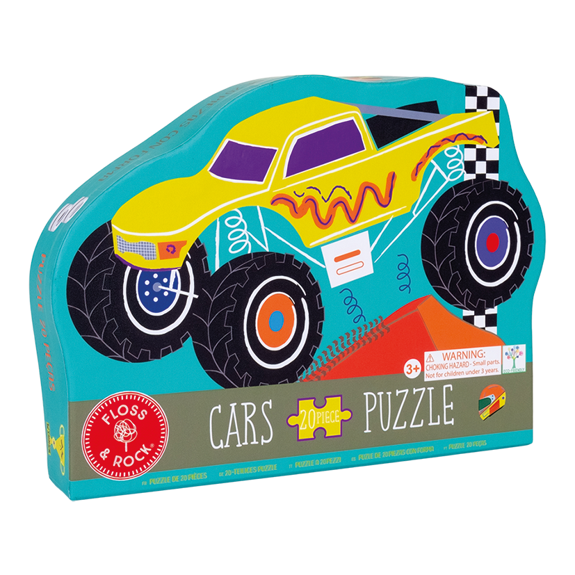 Monster Truck Shaped Puzzle - 20 pieces