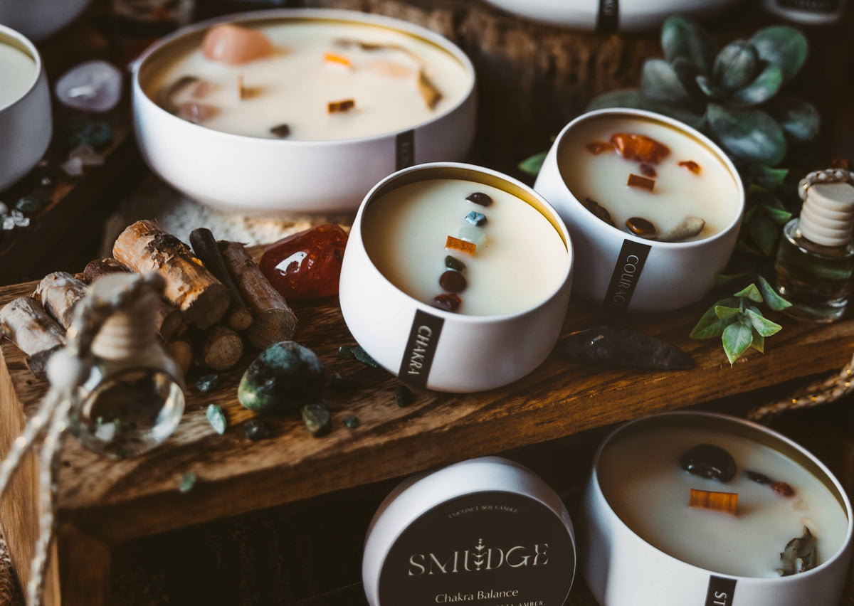 Chakra Balance 4oz Wooden Wick Candle