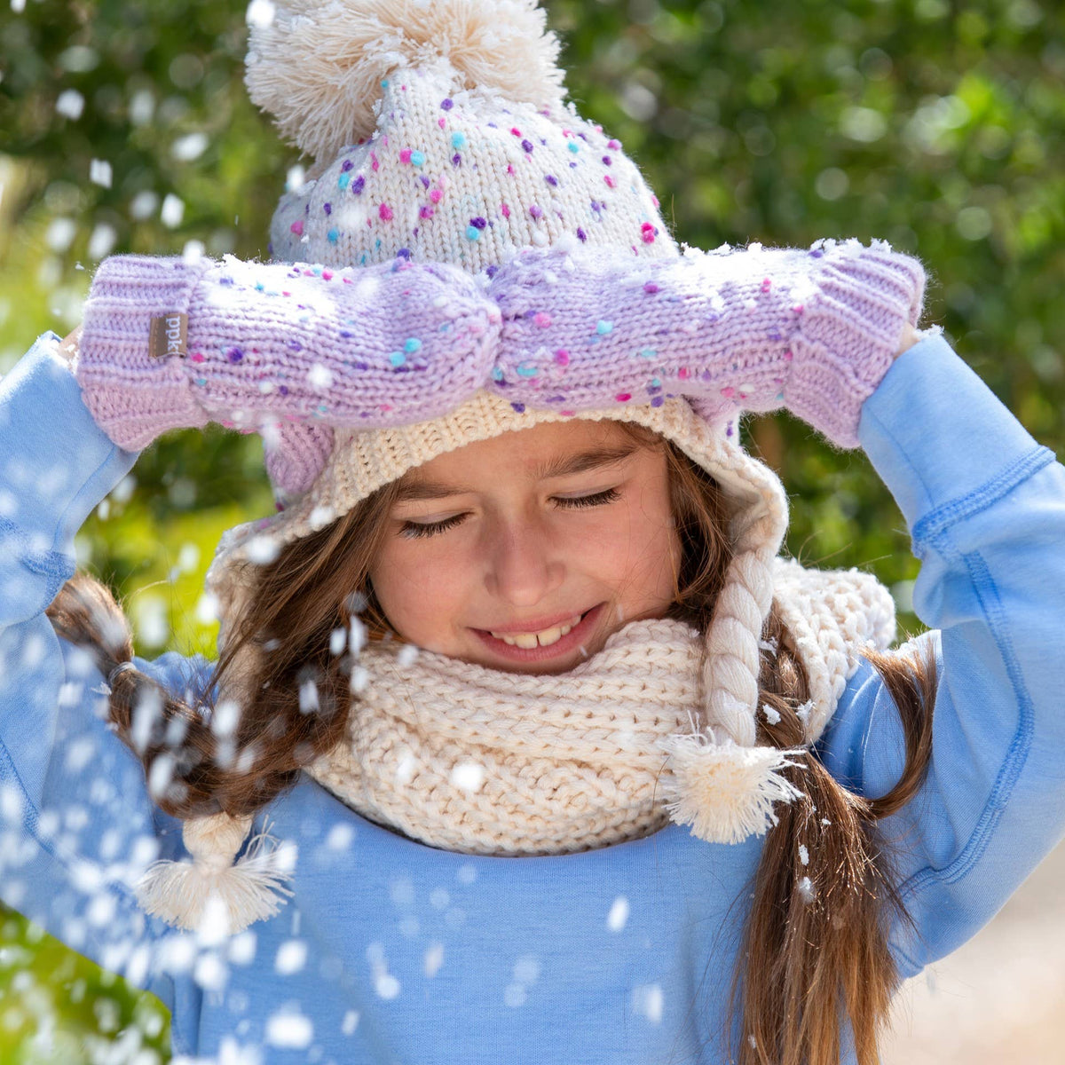 Specked Winter Mittens