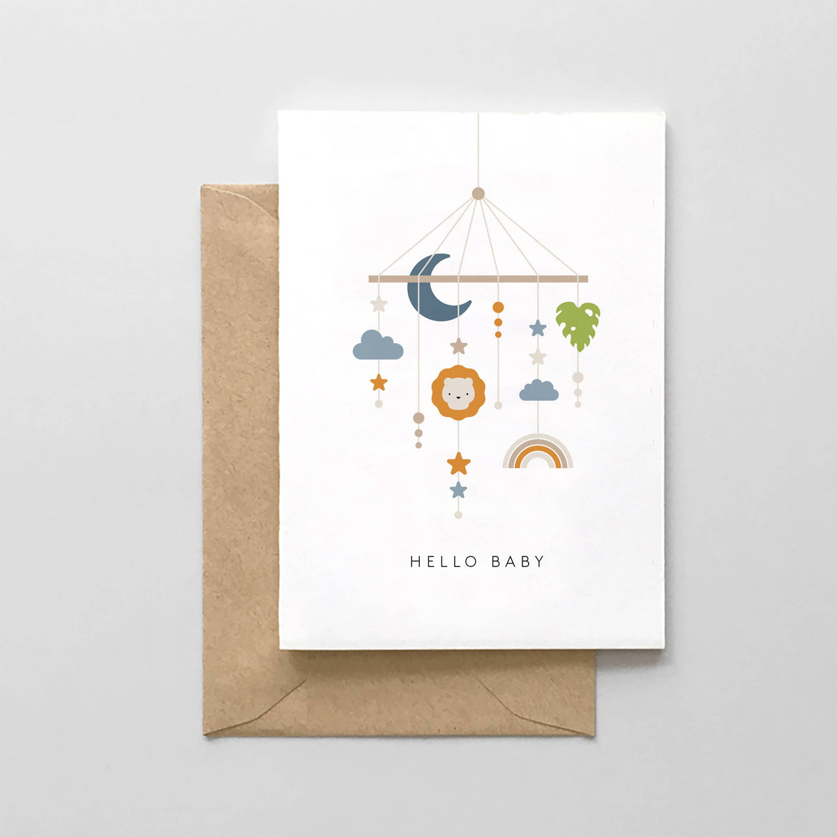 Hello Baby Mobile  Card