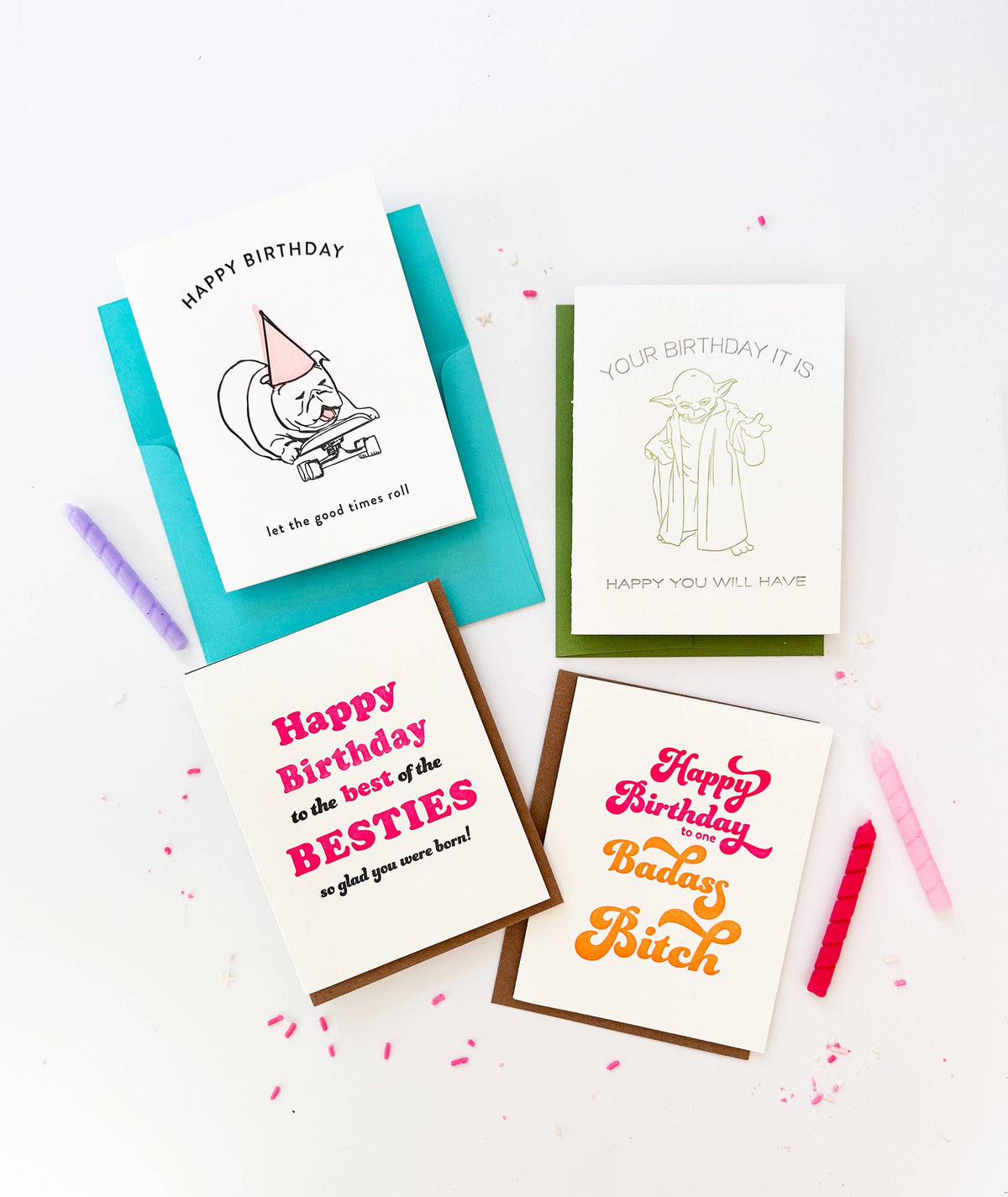 Roller Dog Birthday Card