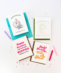 Roller Dog Birthday Card