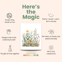 All-In-One Beginner Watercolor Kit - Wildflowers