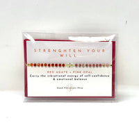 Strengthen Your Will  ⎮ Gemstone Intention Bracelet