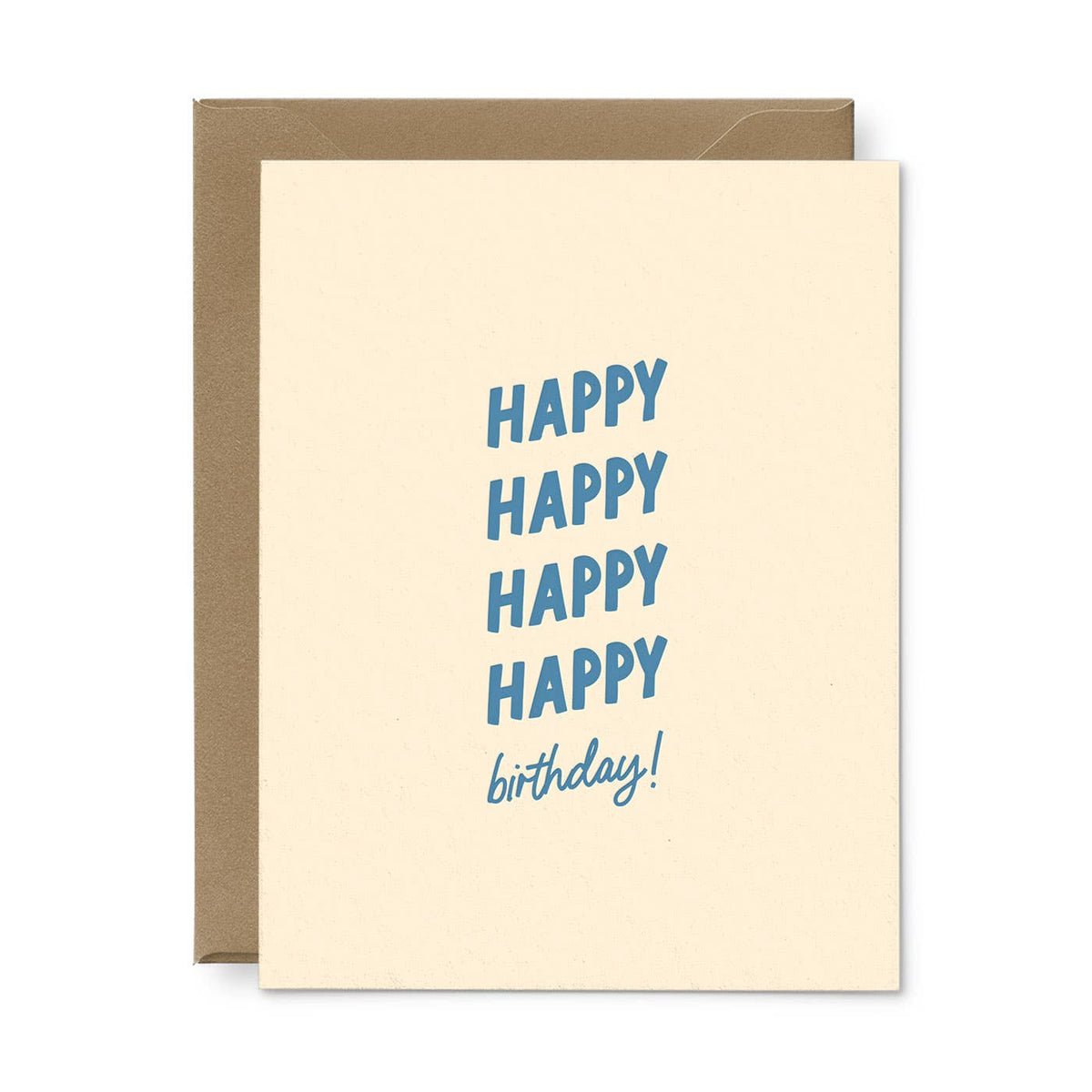 Happy x4 Birthday Card