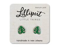 Monstera Leaf Earrings